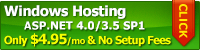 Windows 2008/IIS 7 Hosting for Just $4.95/month!
