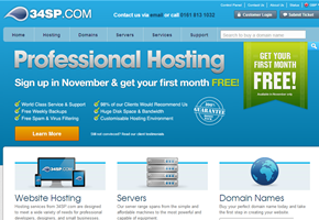 Web Host 34SP.com Offers One Month's Free Hosting