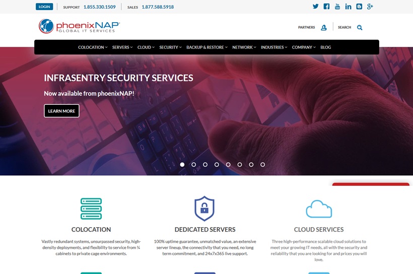 Global IT and Security Services Provider phoenixNAP Announces Launch of InfraSentry