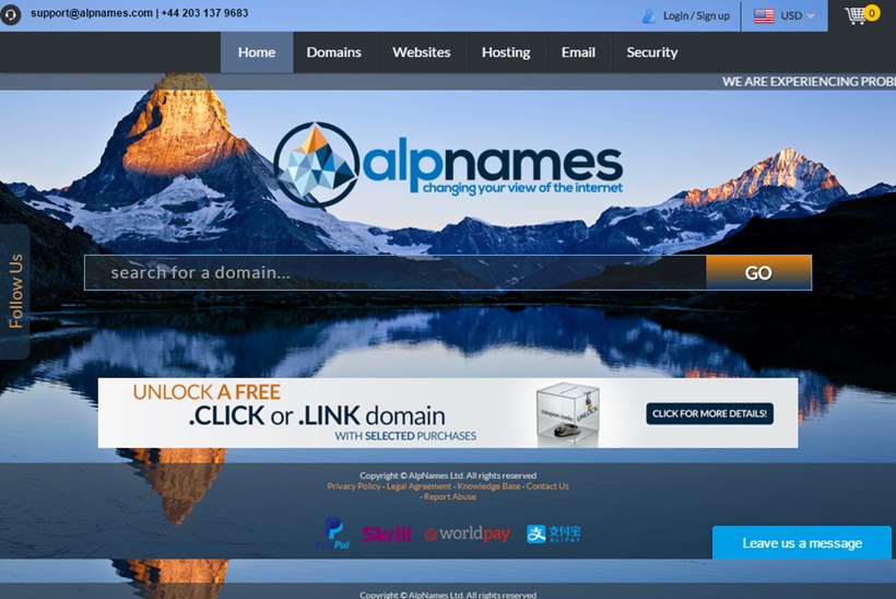 Domain Name Registrar AlpNames Becomes Second Largest New gTLD Registrar in the World