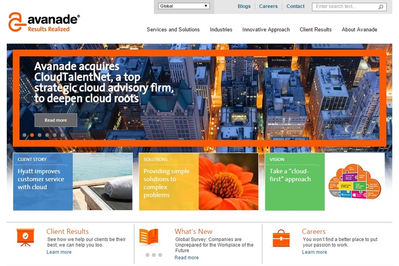 Cloud and Managed Services Provider Avanade Acquires Cloud and Infrastructure Advisory Company CloudTalent