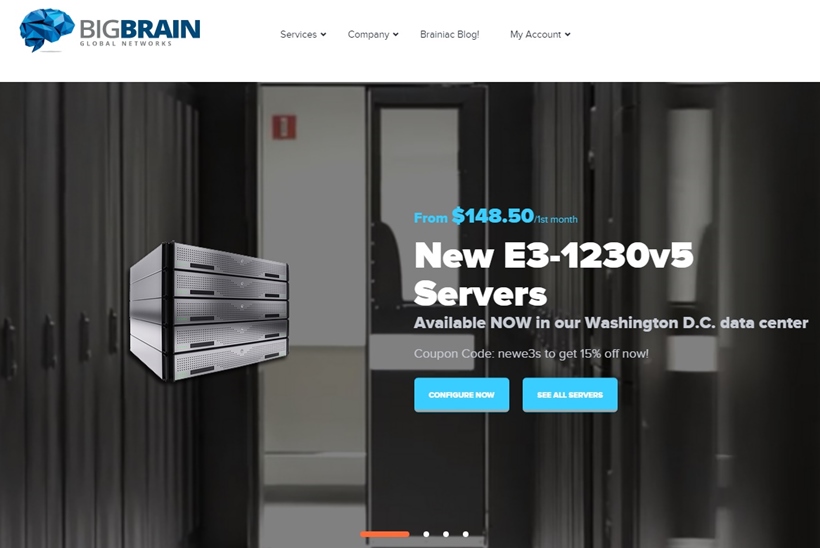 Managed Hosting Solutions Provider Big Brain Global Networks Announces Launch of New Dedicated Server Options