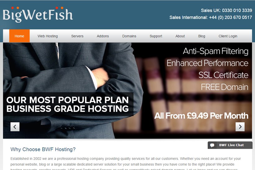 Fully Managed Web Hosting Solutions Provider Big Wet Fish Hosting Implements SpamExperts Email Filtering Solutions