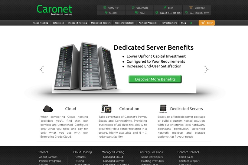 Data Center and IT Infrastructure Solutions Provider Caronet Adds Peering Partnerships