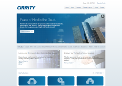 Cloud Services Provider Cirrity Announces New Disaster Recovery and Data Protection Offering