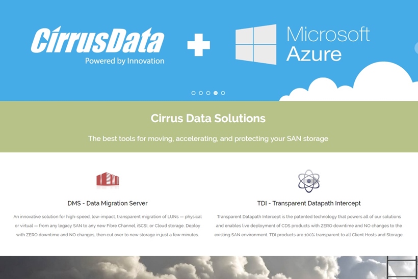 Storage Experts Cirrus Data Services Launches Services in Salt Lake City