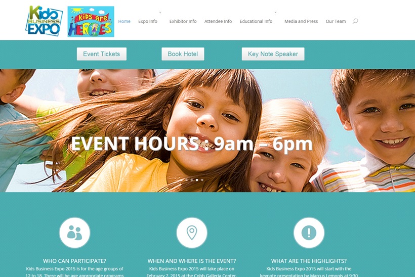 Web Host ClickHOST to Support Kids Business Expo