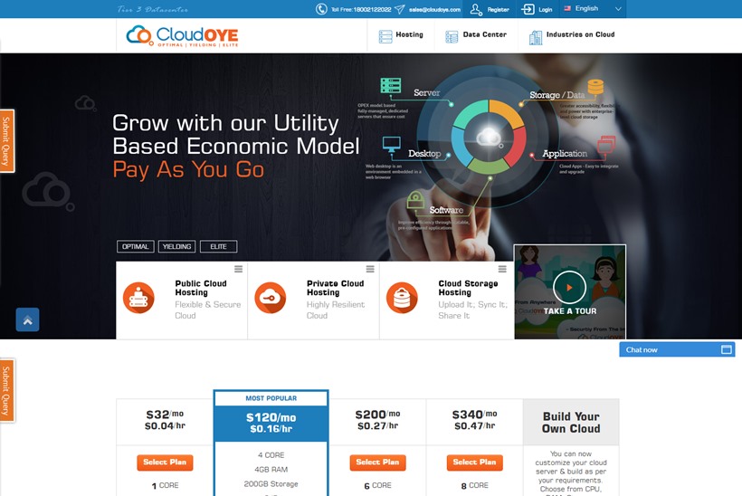 Web Hosting Service Provider CloudOYE Now Ranks Among the Top Cloud Hosting Services in India