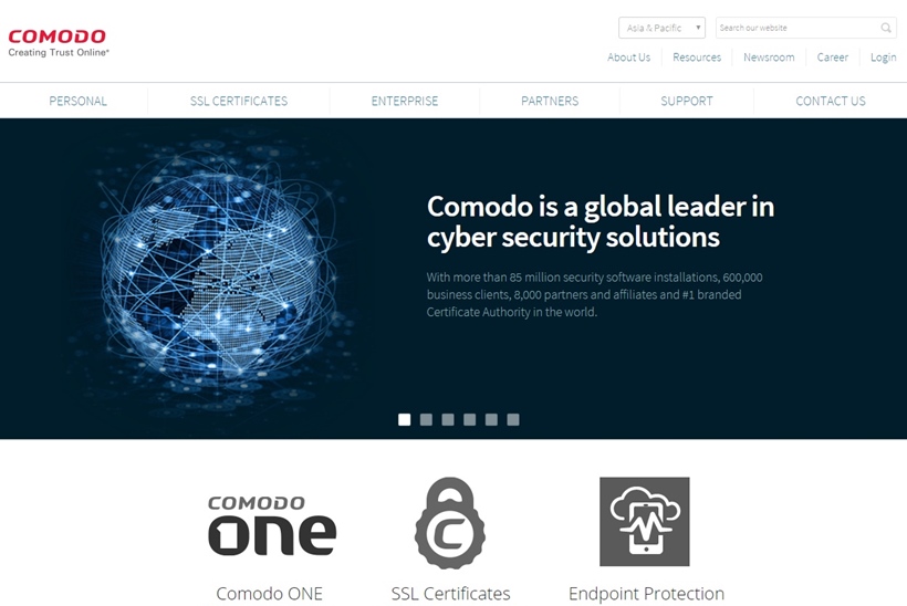 Cybersecurity Solutions Provider Comodo Announces Launch of Secure Web Platform