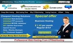 CPWebHosting Announces Substantial Discount on Business Hosting Plans