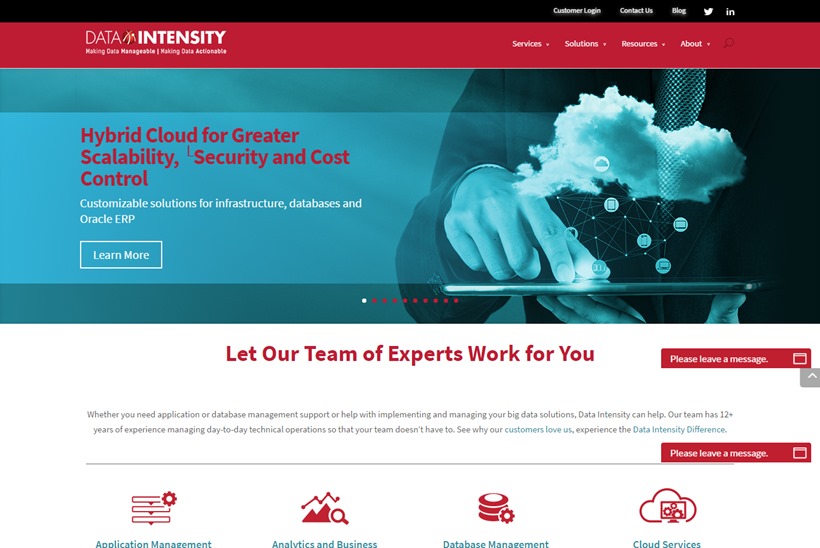 Managed Application and Database Services Provider Data Intensity Acquired by Alternative Investments Firm EQT