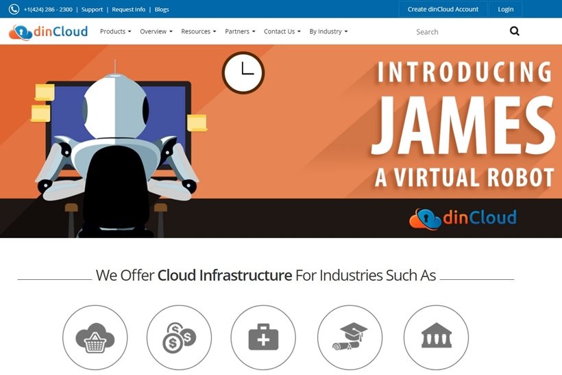 Cloud Services Provider dinCloud’s Virtual Robot Helps Organizations Deliver a Better Customer Experience
