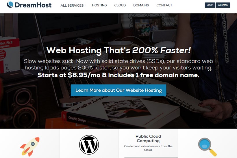 Web Hosting and Cloud Services Provider DreamHost Offers SSD Shared Hosting