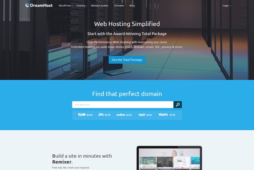 Web Hosting Provider DreamHost Announces Launch of ‘Remixer’ WordPress Feature