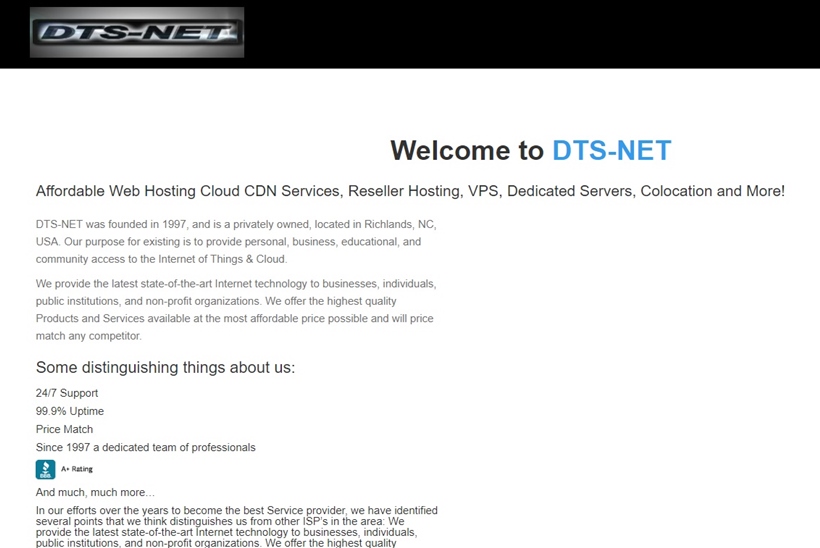 Hosting Services Provider DTS-NET Announces Hosting Products to Coincide with Windows Server 2016 Launch