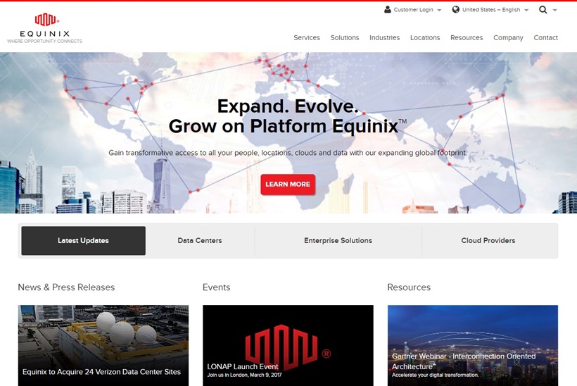 Data Center Company Equinix Opens New Data Center in Brazil