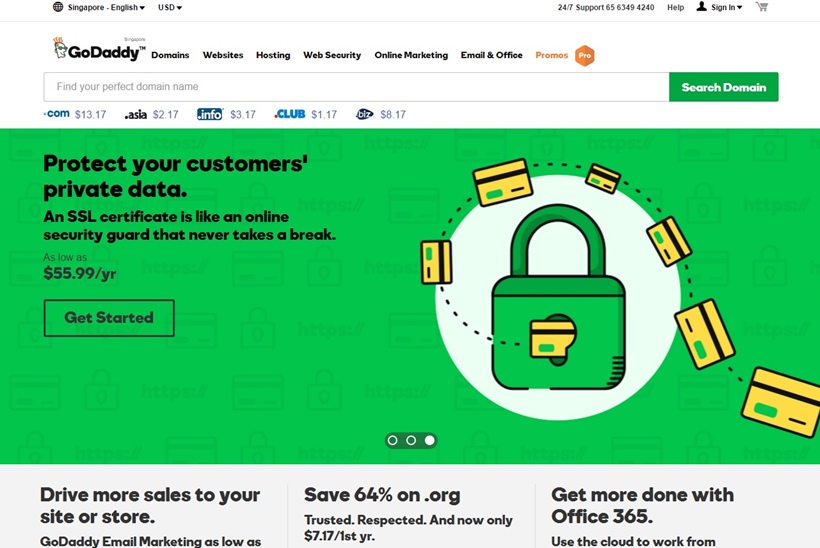Web Host and Domain Registrar GoDaddy Announces New Website Security Products