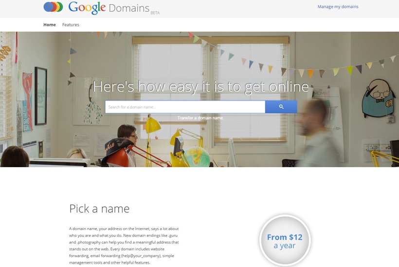 Google Launches Domains Name Service