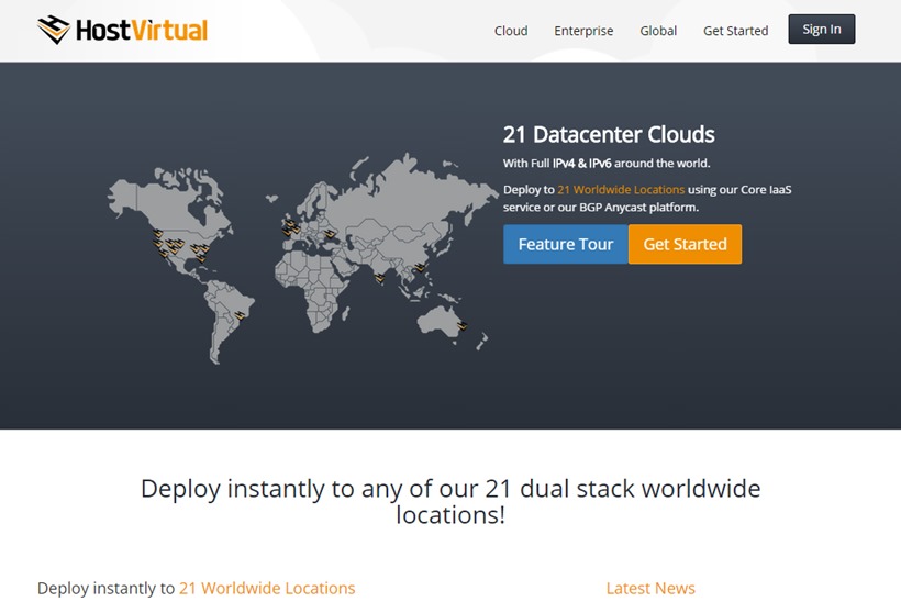 Cloud Hosting Provider Host Virtual Adds POPs and Availability Zones