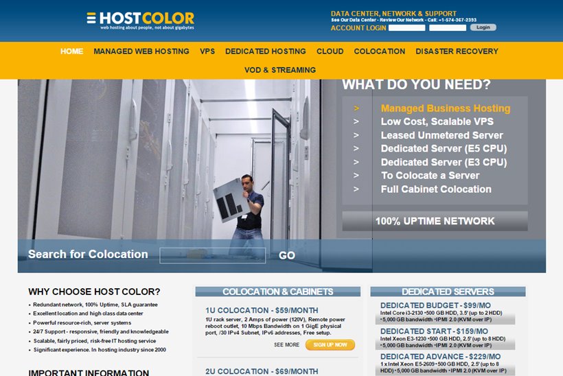 Managed Hosting, Colocation and Cloud Provider Host Color Announces FMSA