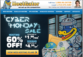 Hostgator's 'Cyber Monday' Promotion Offers 75% Reduction on Standard Fees
