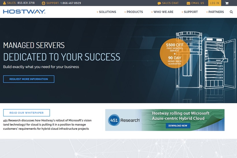 Managed Cloud Infrastructure Provider Hostway Offers New Hybrid Cloud Offering for Web-based Apps