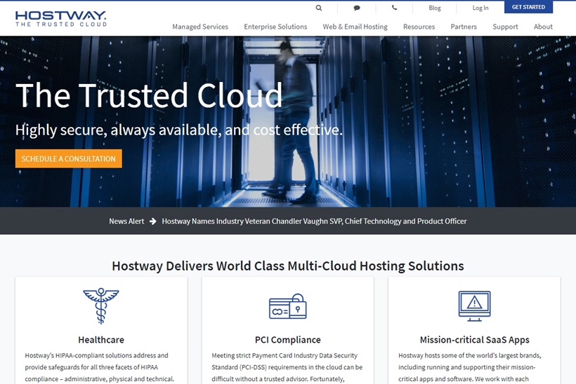 Chandler Vaughn Joins Managed Hybrid Multi-cloud Hosting Provider Hostway