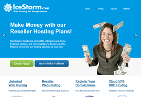 Web Host IceStorm.com Allows Resellers to Offer Unlimited Plans