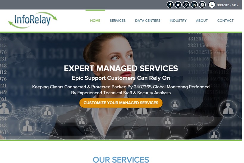 Data Center Solutions Provider InfoRelay Announces New Website Launch