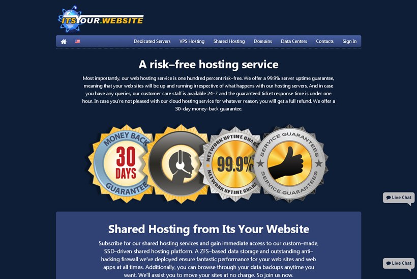 New Host Itsyour.website Announces Launch of Services
