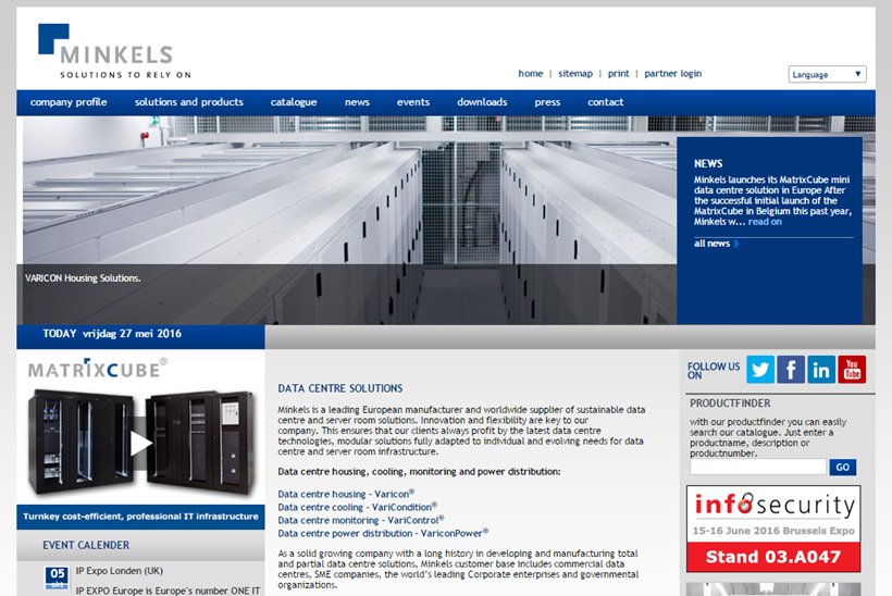 Data Center Solutions Provider Minkels Extends MatrixCube to the Netherlands