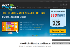 IaaS Provider NextPointHost's SSD Shared Hosting and VPS Promotion Extends to Cyber Monday