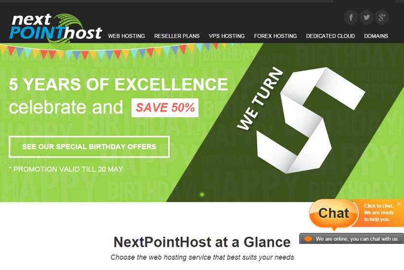 VPS Hosting Provider NextPointHost Offers Anniversary Promotion