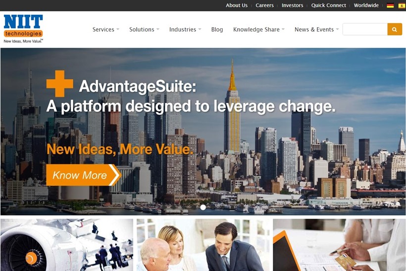 IT Solutions Provider NIIT Technologies Chooses Cloud Company NaviSite for Managed Hosting