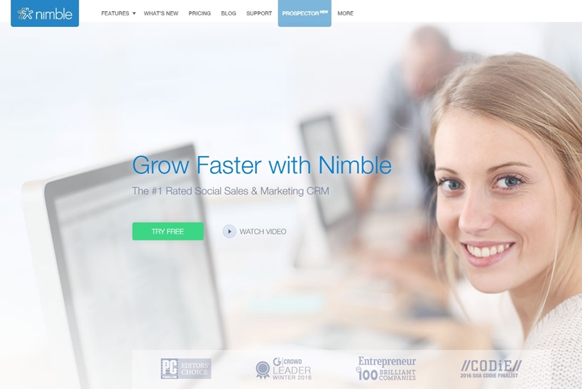CRM Provider Nimble Launches Simple Solution for Office 365, G-Suite and Other Cloud Platforms