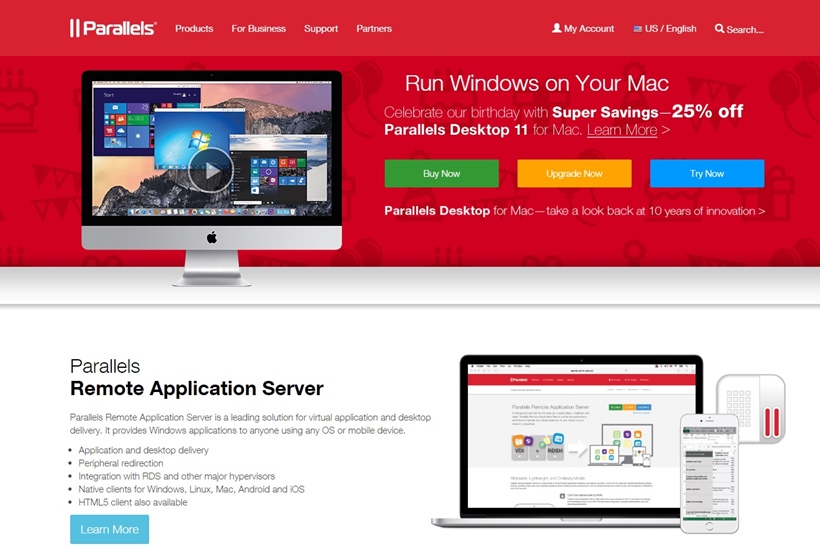 Cross-platform Solutions Provider Parallels Celebrates a Decade of Innovation with Promotion