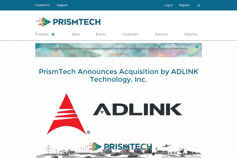 Software Platforms Company PrismTech Part of Public-Private Consortium that Won a National Competition in the UK