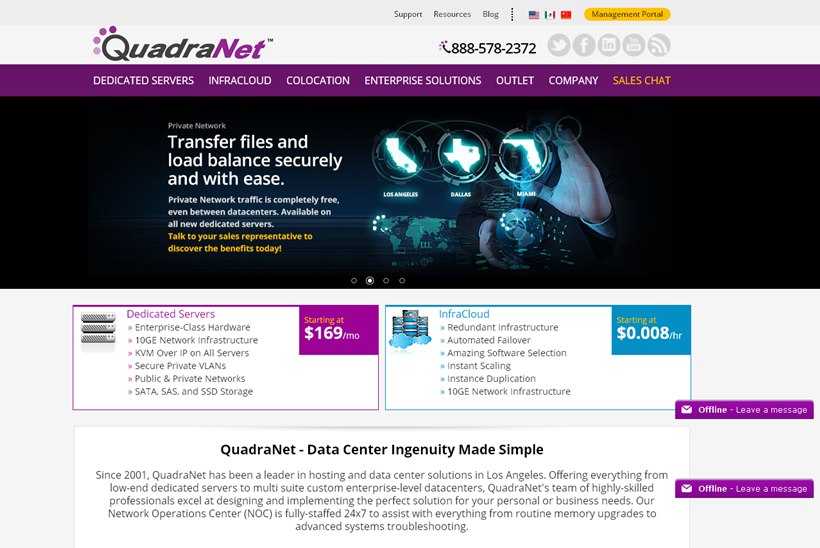 Data Center Solutions Provider QuadraNet Acquires Internet Transit and Transport Company DB Transit