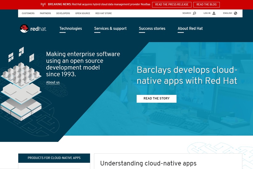 Open Source Solutions Provider Red Hat Acquires Hybrid Cloud Data Management Provider NooBaa