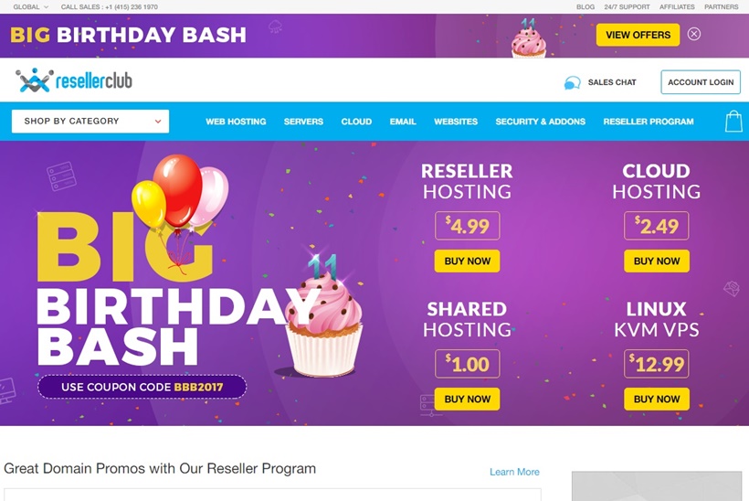 Web Host ResellerClub Celebrates 11 Years in Business