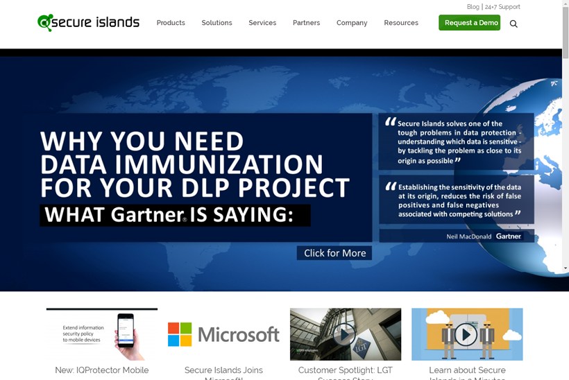 Cloud Giant Microsoft Corporation Acquires Data Protection Company Secure Islands