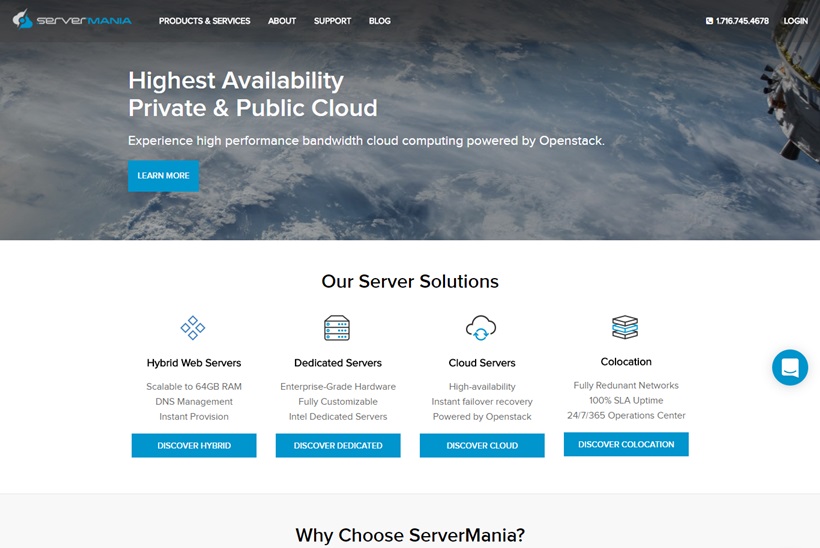 Hosting Services Provider ServerMania Opens Montreal, Canada Data Center