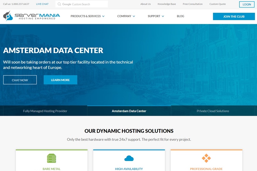 Web Host ServerMania Adds New Data Center in Netherlands