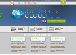 Web Hosting Provider ServerPoint.com Announces New ColossusCloud Generation 3