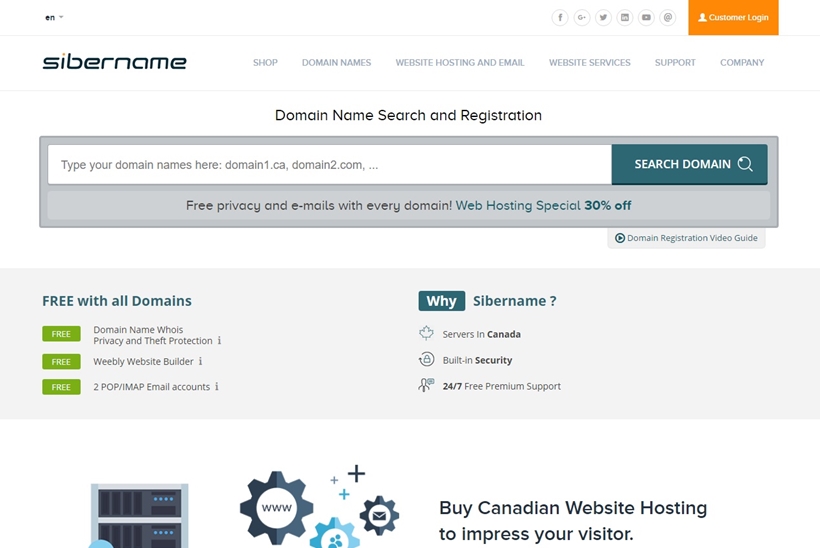 Web Host and Domain Name Registrar SiberName Announces Website Design Campaign