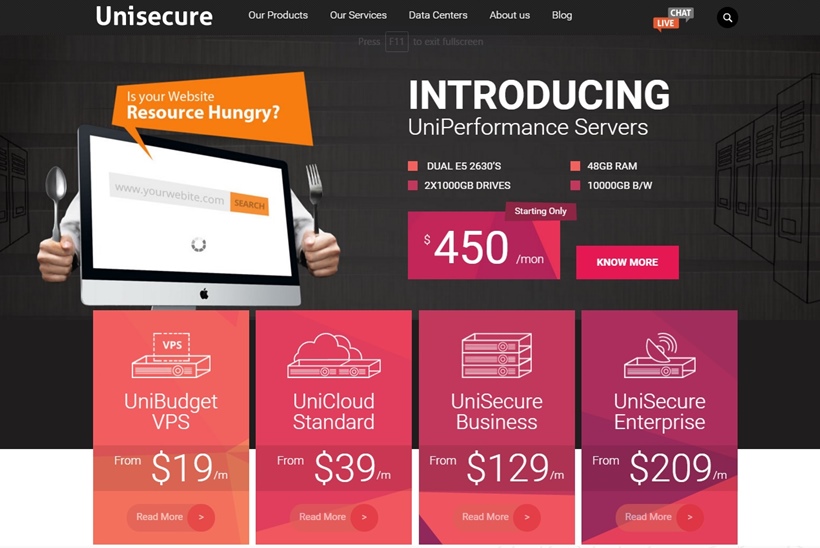 Data Center and Hosting Services Provider Unisecure Announces Launch of New Cloud Solutions