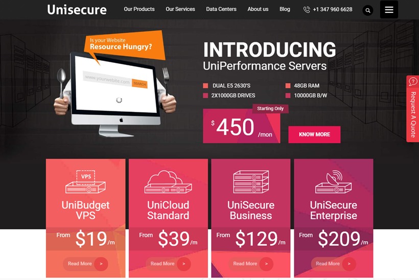 Unisecure Data Centers Announces Launch of Enhanced VPS and Cloud Computing Options