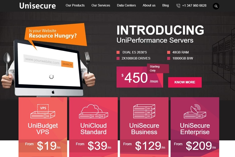 Dedicated Hosting and Data Center Services Provider Unisecure Announces Promotion
