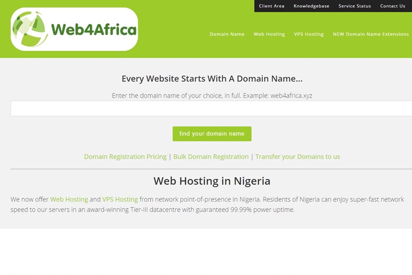 Pan-African Web Host Web4Africa Offers Services in Nigeria
