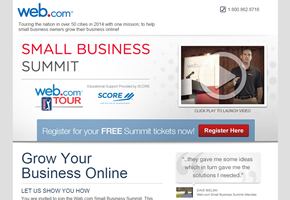 Web Host and Website Designer Services Provider Web.com Announces North Florida Small Business Summit
